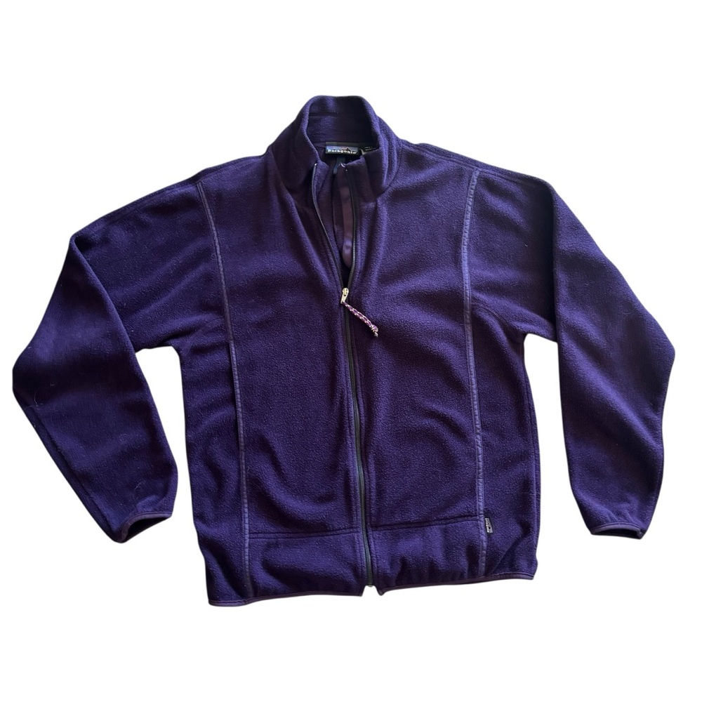 Vintage Patagonia Purple Fleece Zip-Up Jacket